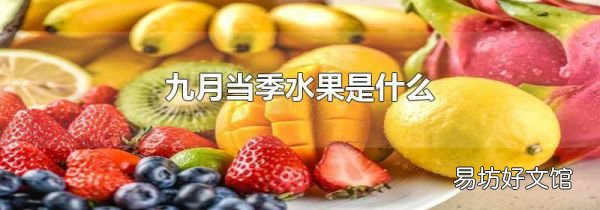 九月當(dāng)季水果是什么