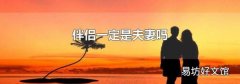 伴侶一定是夫妻嗎