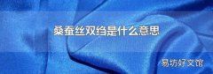 桑蚕丝双绉是什么意思