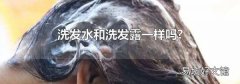 洗發(fā)水和洗發(fā)露一樣嗎?