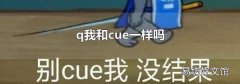 q我和cue一样吗