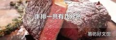 牛排一共有幾分熟