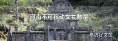 河南不可移動(dòng)文物數(shù)量