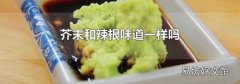 芥末和辣根味道一样吗