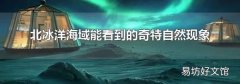 北冰洋海域能看到的奇特自然现象