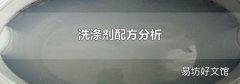 洗滌劑配方分析