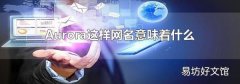 Aurora这样网名意味着什么
