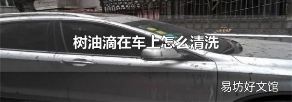 树油滴在车上怎么清洗