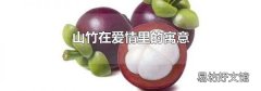 山竹在爱情里的寓意