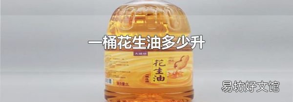 一桶花生油多少升