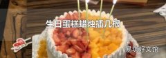 生日蛋糕蜡烛插几根