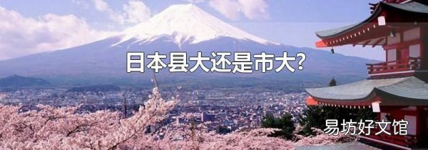 日本县大还是市大?