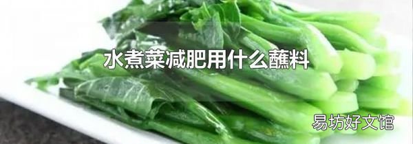 水煮菜减肥用什么蘸料