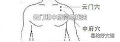 云门和中府简单找法