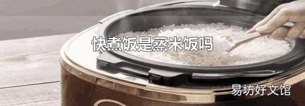 快煮饭是蒸米饭吗