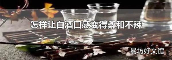 怎样让白酒口感变得柔和不辣
