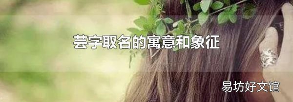 芸字取名的寓意和象征