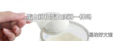 蛋白粉和蛋白质粉一样吗