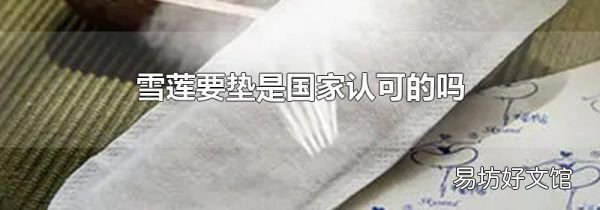 雪莲要垫是国家认可的吗