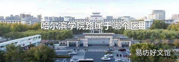 哈尔滨学院路属于哪个区