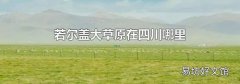 若尔盖大草原在四川哪里