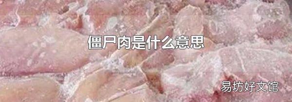 僵尸肉是什么意思