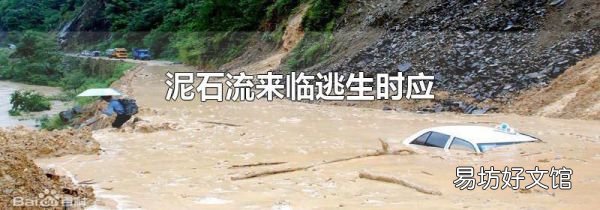 泥石流来临逃生时应