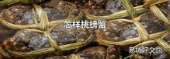 怎样挑螃蟹