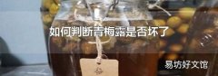 如何判断青梅露是否坏了