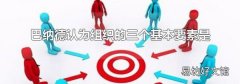 巴纳德认为组织的三个基本要素是