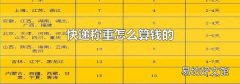 快递称重怎么算钱的