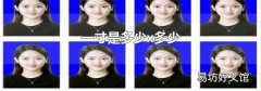 一寸是多少x多少