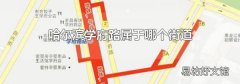 哈尔滨学府路属于哪个街道