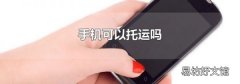手机可以托运吗