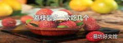 荔枝最多一次吃几个