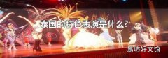 泰国的特色表演是什么?