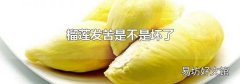 榴莲发苦是不是坏了