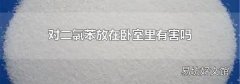 对二氯苯放在卧室里有害吗