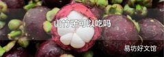 山竹子可以吃吗