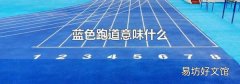 蓝色跑道意味什么
