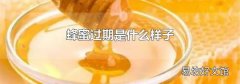 蜂蜜过期是什么样子