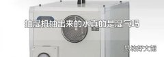 抽湿机抽出来的水真的是湿气吗