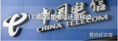 173号段是电信还是移动