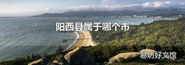 阳西县属于哪个市