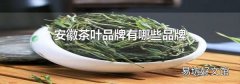 安徽茶叶品牌有哪些品牌
