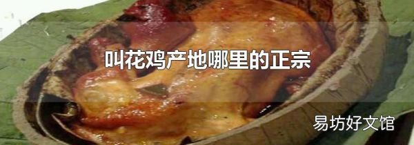 叫花鸡产地哪里的正宗