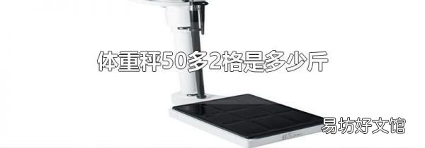 体重秤50多2格是多少斤