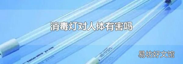 消毒灯对人体有害吗