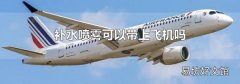 补水喷雾可以带上飞机吗