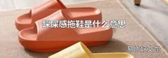 踩屎感拖鞋是什么意思